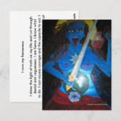 Carte Postale Je suis une ferme affirmation (Devant / Derrière)