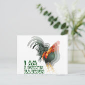 Carte Postale Je Suis Une Illusion De Coq (Debout devant)