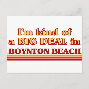 Carte Postale Je suis une sorte de GROS ACCORD à Boynton Beach