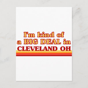 Carte Postale Je suis une sorte de GROS ACCORD à Cleveland