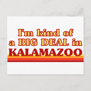Carte Postale Je suis une sorte de GROS ACCORD à Kalamazoo