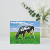 Carte Postale Je suis Vegan (Debout devant)
