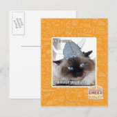 Carte Postale Je suis venu piller notre village (Devant / Derrière)