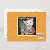 CARTE POSTALE JE SUIS VENUE LE VENDREDI ! (Devant / Derrière)