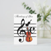 Carte Postale Je Suis Violon_ (Debout devant)