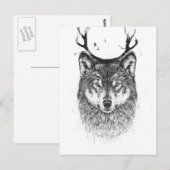 Carte Postale Je suis votre cerf (Devant / Derrière)