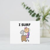 Carte Postale Je surfe sur le Web (Debout devant)