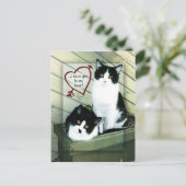 Carte Postale Je t'ai dans mon coeur (Debout devant)