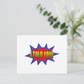 Carte Postale Je T'Ai Dit (Debout devant)