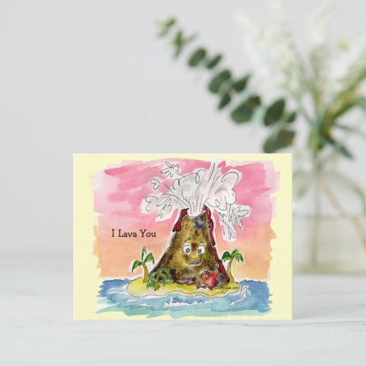 Carte Postale Je t'ai lava (Debout devant)