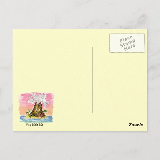 Carte Postale Je t'ai lava (Dos)