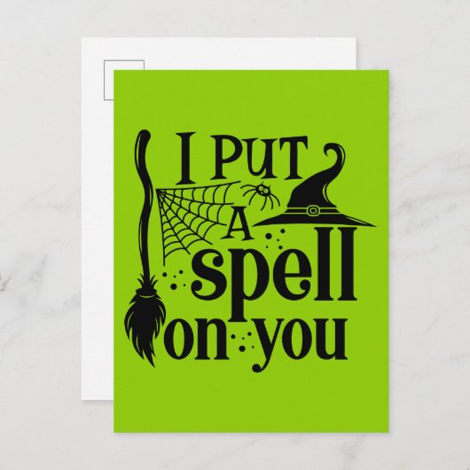 Carte Postale "Je T'Ai Mis Un sort" (Devant / Derrière)