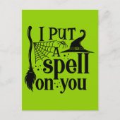 Carte Postale "Je T'Ai Mis Un sort" (Devant)