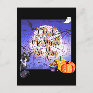 Carte Postale Je T'Ai Mis Un sort - Halloween