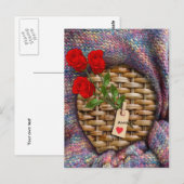 Carte Postale Je t'aime (Devant / Derrière)