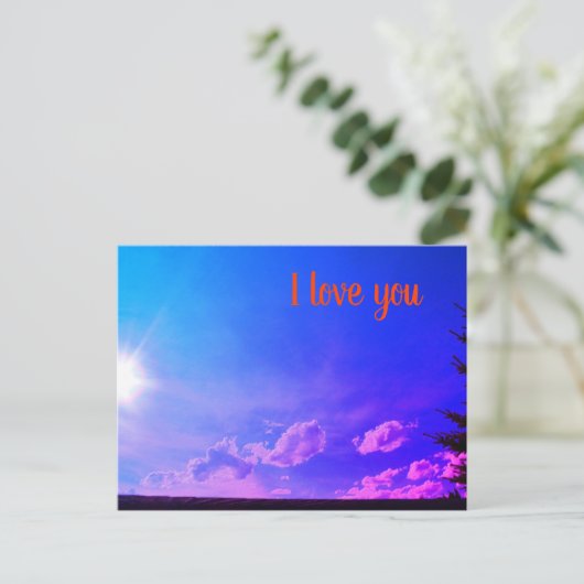 Carte postale Je T'Aime (Debout devant)