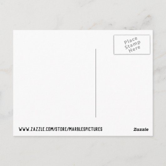 Carte postale Je T'Aime (Dos)