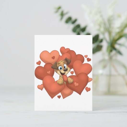 Carte Postale Je T'Aime (Debout devant)