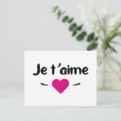 Carte Postale Je t'aime (Debout devant)
