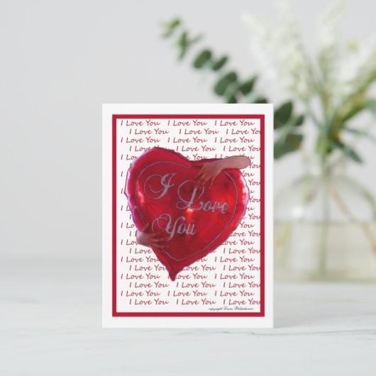 Carte Postale Je T'Aime (Debout devant)