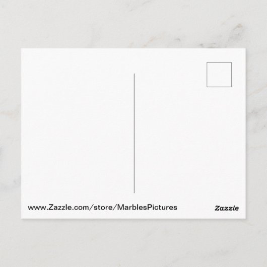 Carte Postale Je T'Aime (Dos)