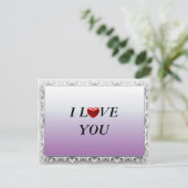 CARTE POSTALE JE T'AIME (Debout devant)