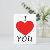 Carte postale Je T'Aime (Debout devant)