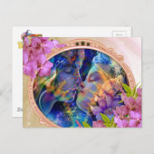 Carte Postale Je t'aime (Devant / Derrière)