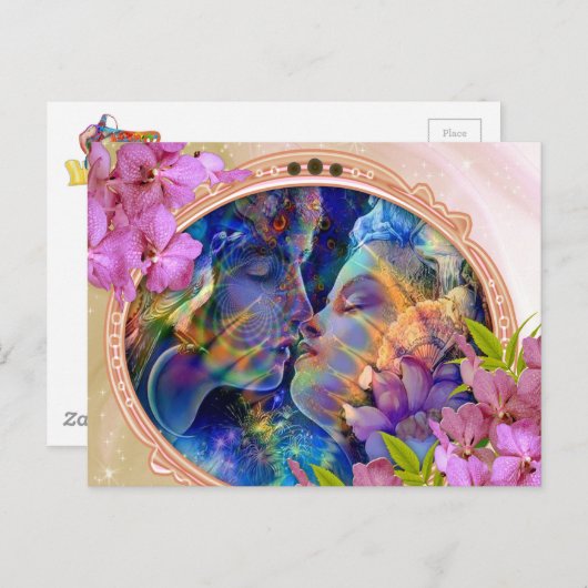 Carte Postale Je t'aime (Devant / Derrière)