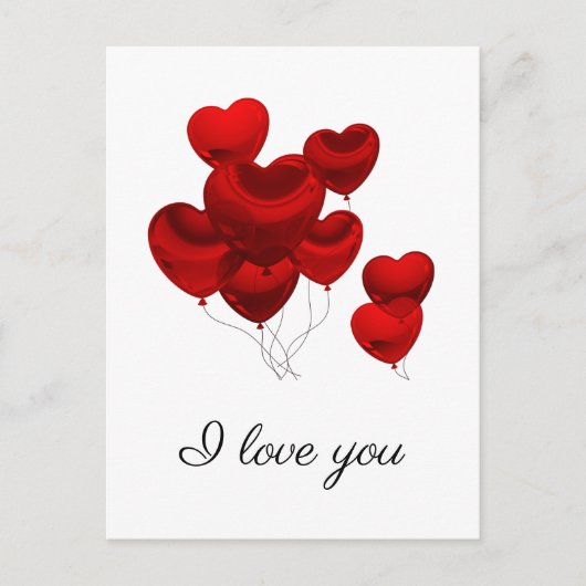 Carte postale Je T'Aime (Devant)