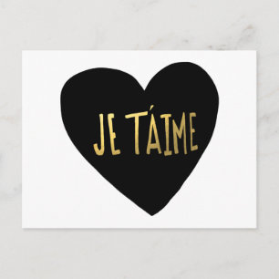 Carte Postale Je t'aime