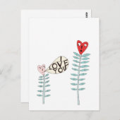 CARTE POSTALE JE T'AIME (Devant / Derrière)