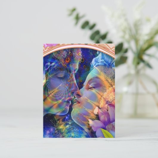 Carte Postale Je t'aime (Debout devant)