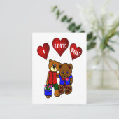 CARTE POSTALE JE T'AIME (Debout devant)