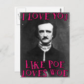 Carte Postale Je t'aime... (Devant / Derrière)