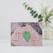 Carte Postale Je t'aime (Debout devant)