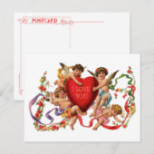 Carte Postale Je T'Aime (Devant / Derrière)