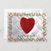 Carte Postale Je t'aime (Devant / Derrière)