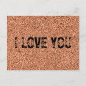 CARTE POSTALE "JE T'AIME" (Devant)