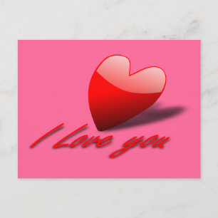 Carte Postale Je t'aime