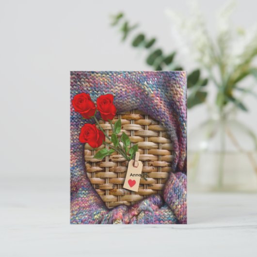 Carte Postale Je t'aime (Debout devant)