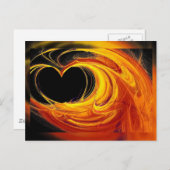 Carte Postale Je t'aime (Devant / Derrière)