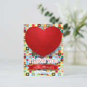 Carte Postale Je t'aime (Debout devant)