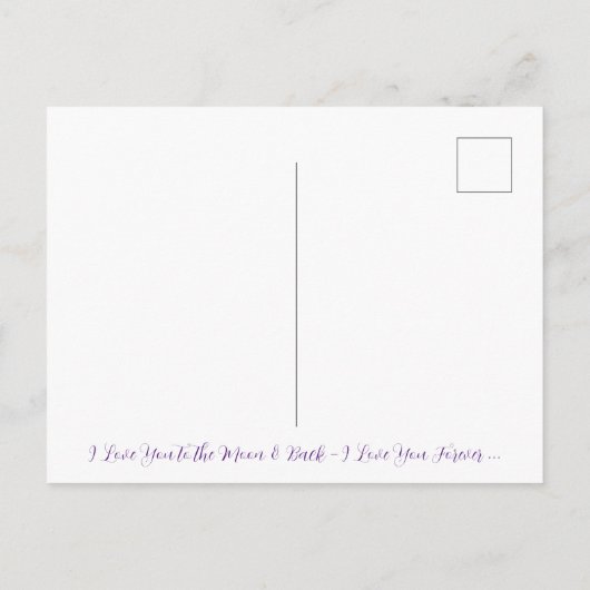 Carte Postale Je T'Aime ... AI Imaginaire Art Imprimer Wolfcub & (Dos)