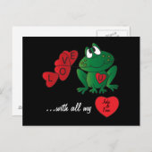 Carte Postale Je t'aime avec tout mon coeur (Devant / Derrière)