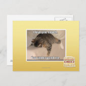 Carte Postale Je t'aime, canapé. (Devant / Derrière)