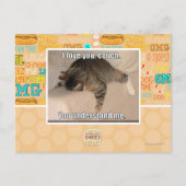 Carte Postale Je t'aime, canapé. (Devant)