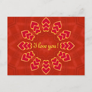 Carte Postale Je t'aime ! -Carte postale