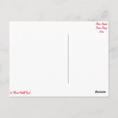 Carte Postale "Je t'aime" ...Carte Postale répétée (Dos)