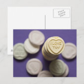 Carte Postale Je t'aime chéri (Devant / Derrière)